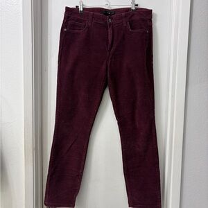 Women's Burgundy Jeans